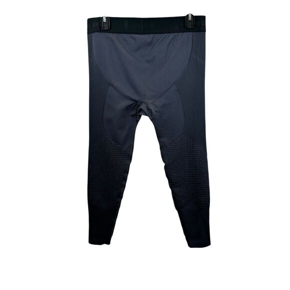 Mens Second Skin Black 7/8 Length Compressions Pants Size XL - Picture 5 of 10
